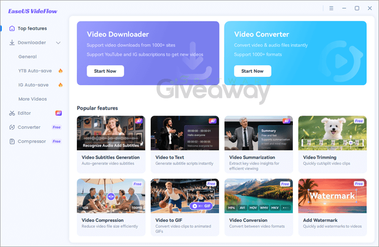 EaseUS Videflow 1 EaseUS Videflow