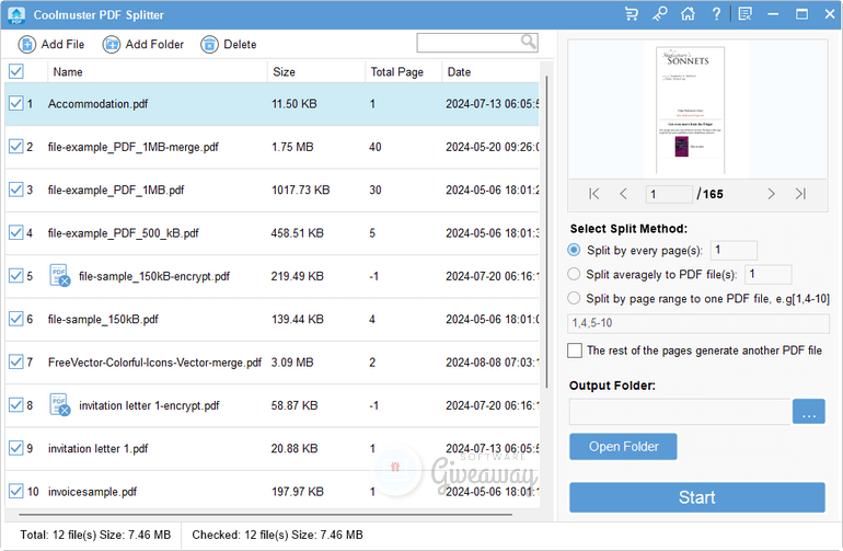 Coolmuster PDF Splitter